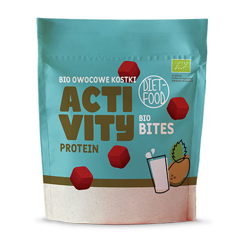 BIO Плодови кубчета Activity - с протеини, 120 г